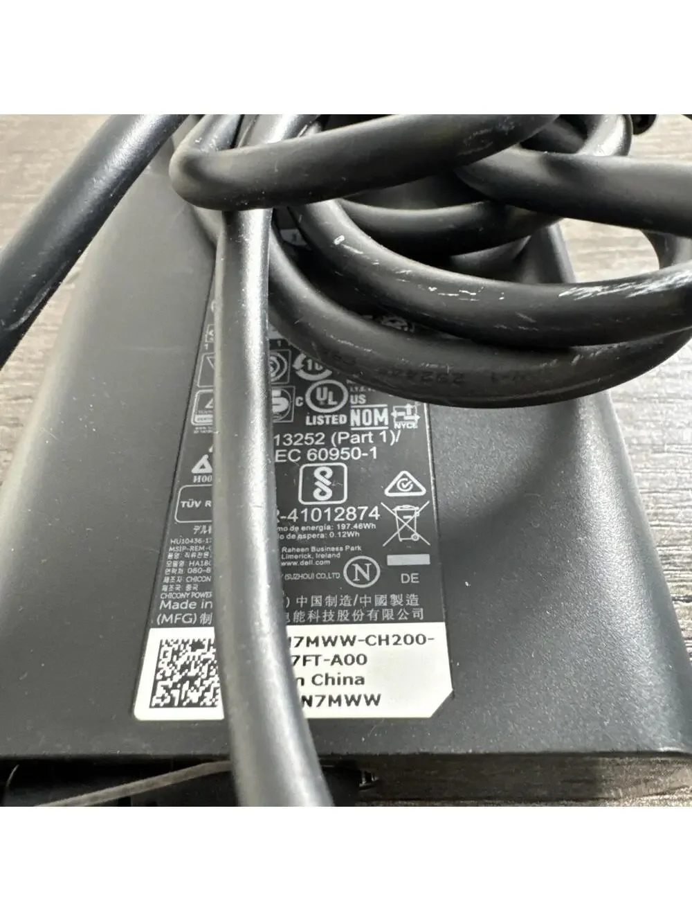 Genuine Dell 180W AC Adapter for Alienware x15/m15 HA180PM210 LA180PM210